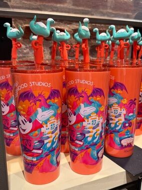 Disney Starbucks HOLLYWOOD STUDIOS 2026 tumbler Gertie topper NEW